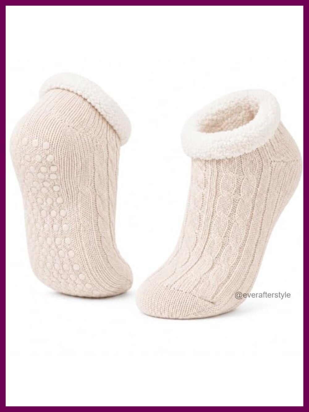 Fuzzy Slipper Socks Soft Cozy Warm Indoor Winter Socks for Home